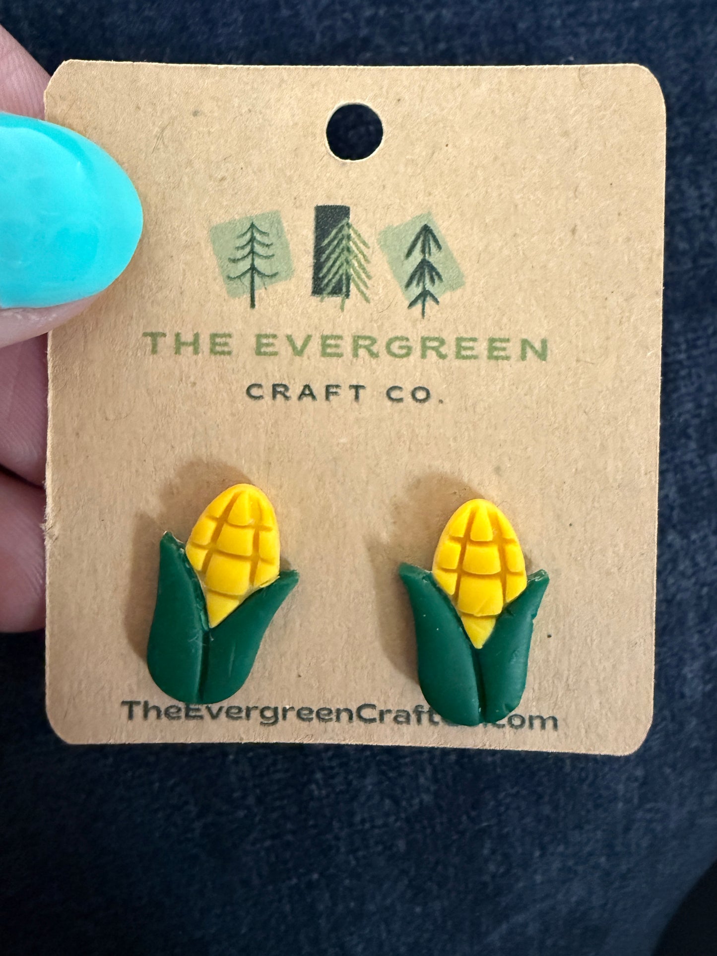 Corn Stud Earrings