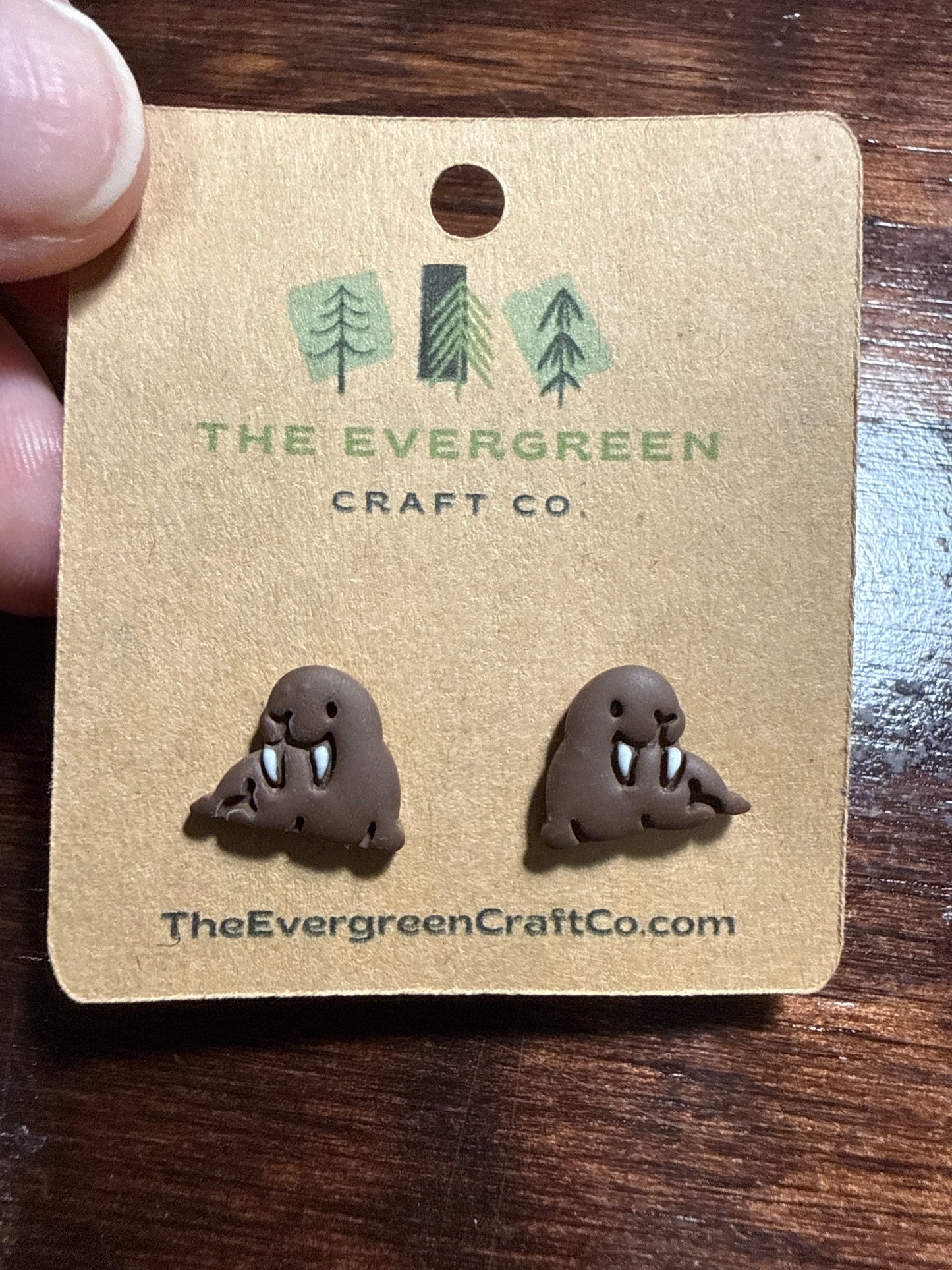 Walrus Stud Earrings