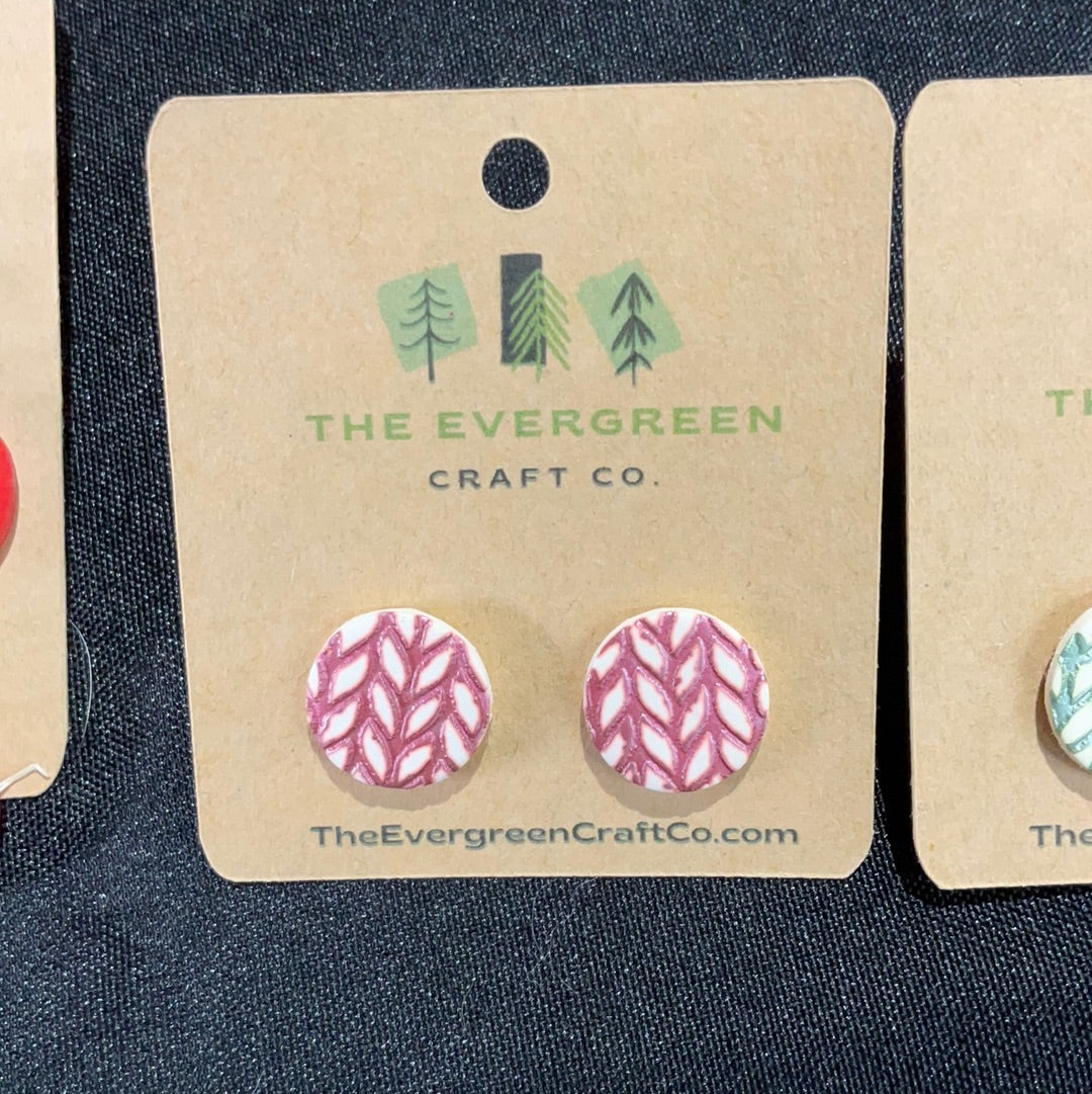 Sweater Stud Earrings
