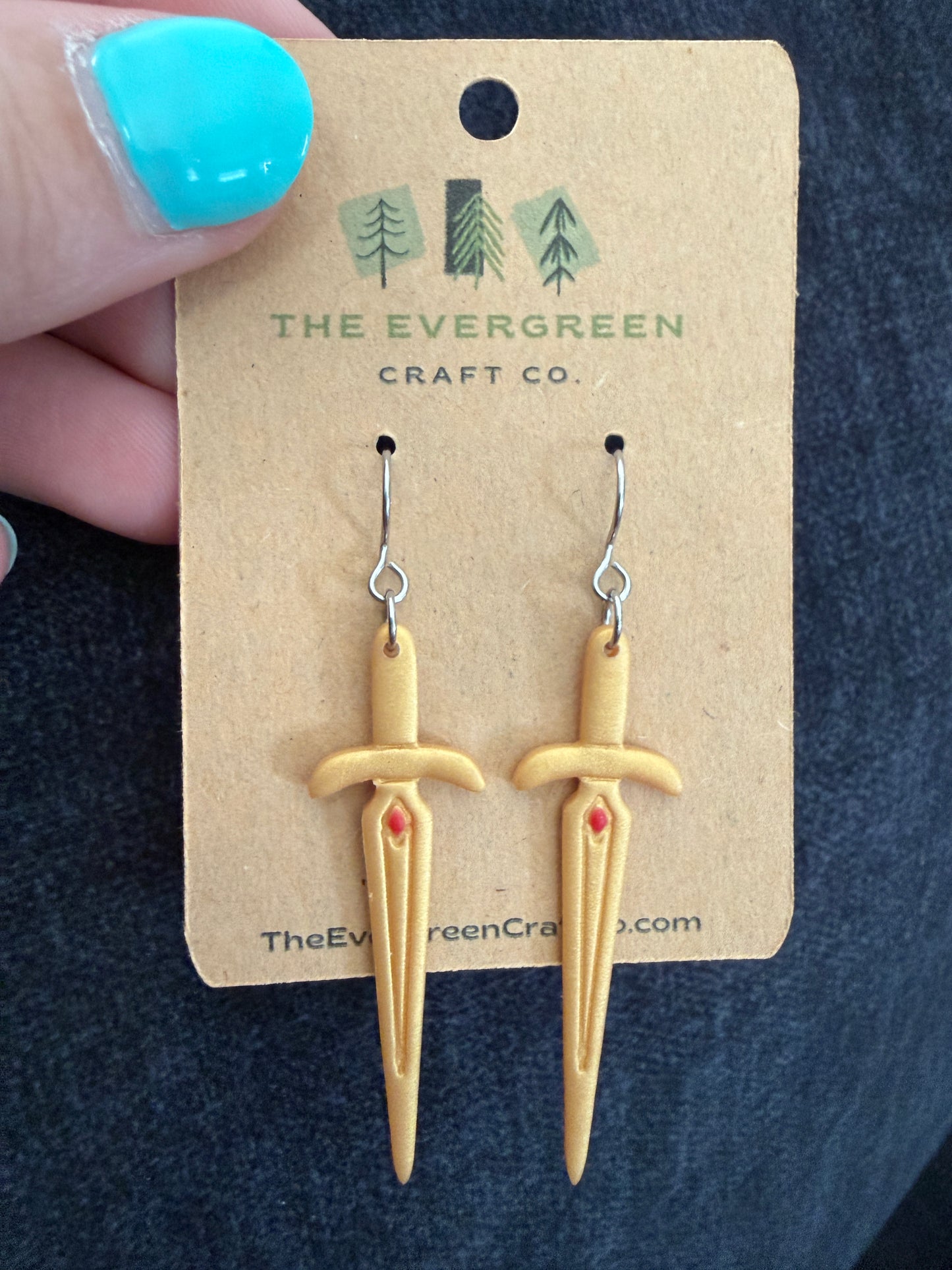 Sword Dangle Earrings