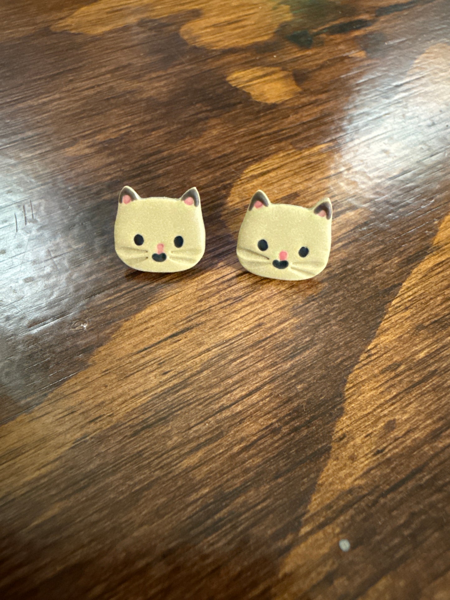 Cat Stud Earrings