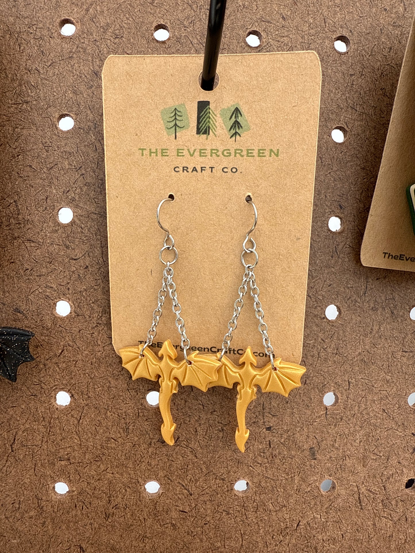 Dragon Dangle Earrings
