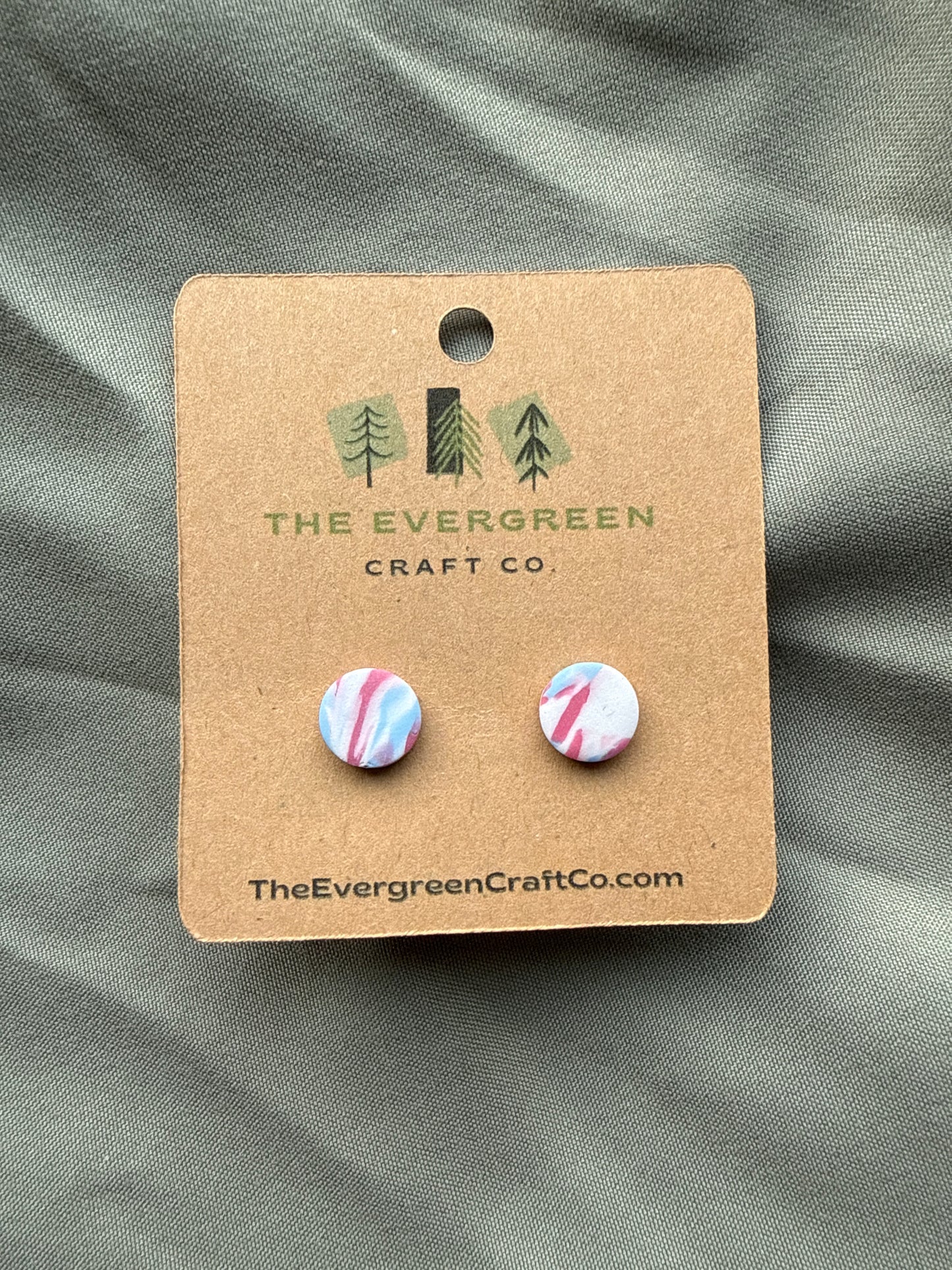 Pride Tie Dye Stud Earrings