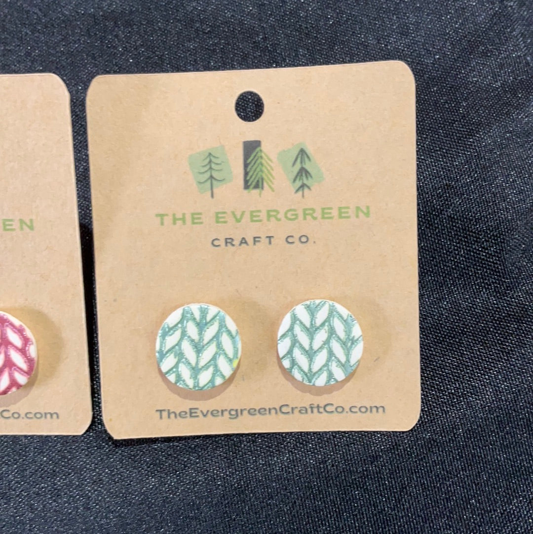 Sweater Stud Earrings