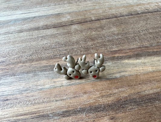 Reindeer Stud Earrings