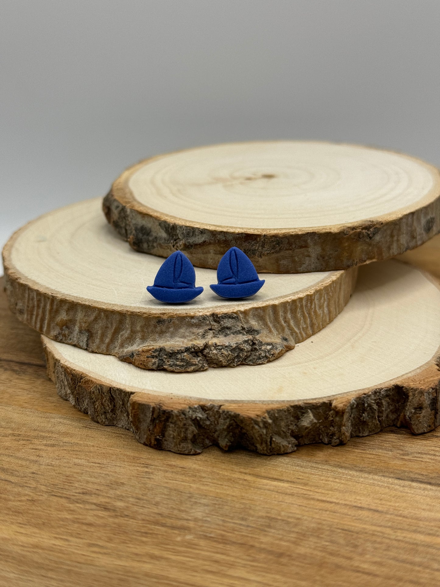 Sail Boat Stud Earrings