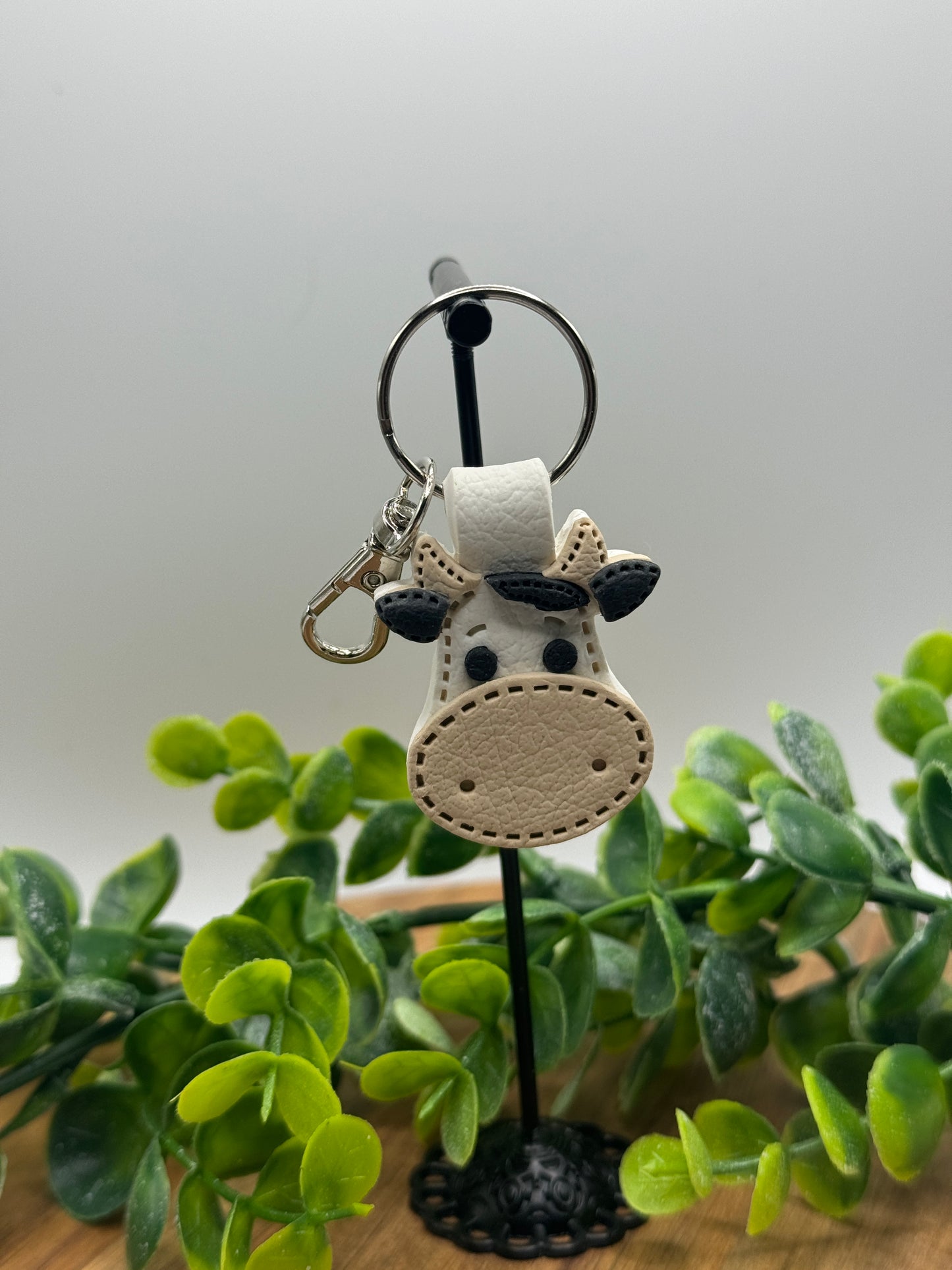 Cow Keychain