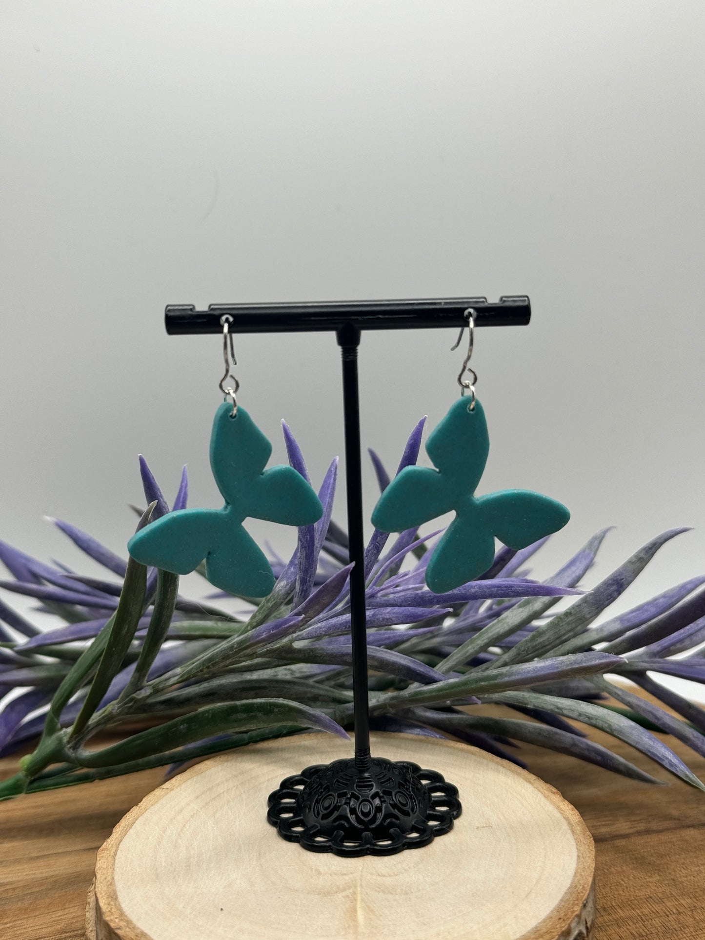 Large Butterfly Dangle Earrings