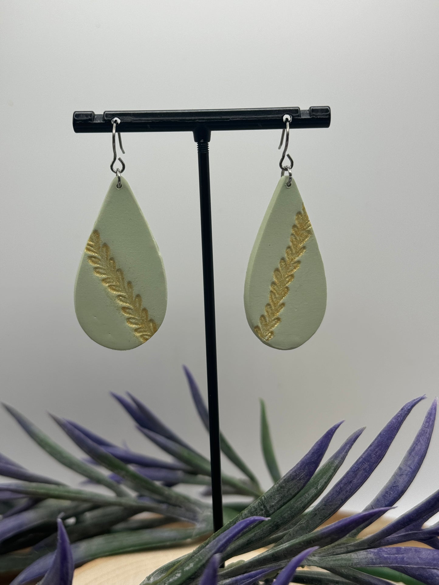 Large Teardrop Dangle Earrings
