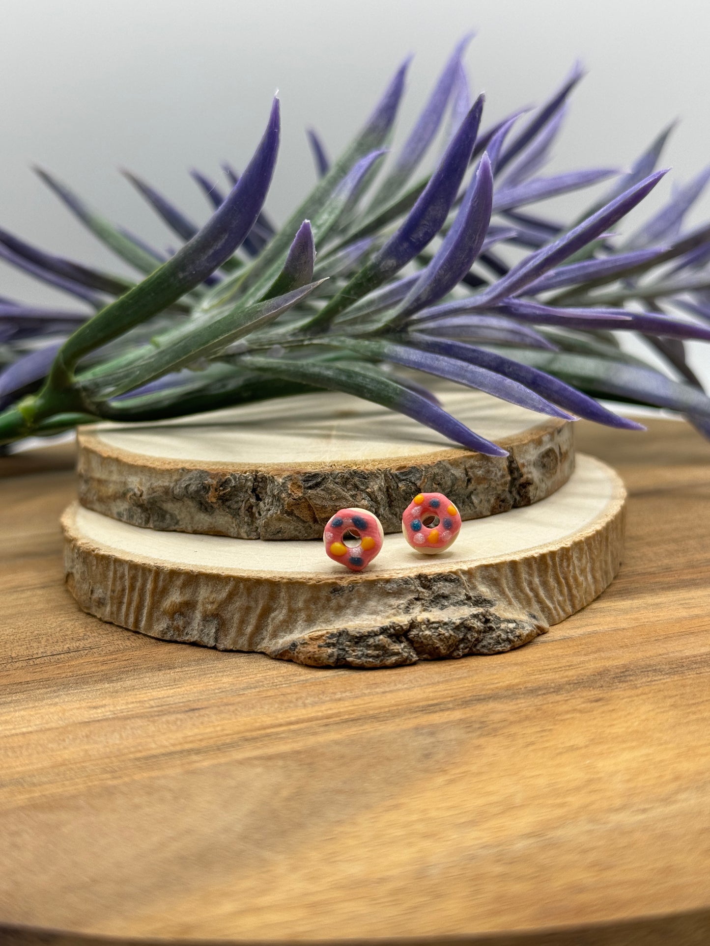Mini Donut Stud Earrings