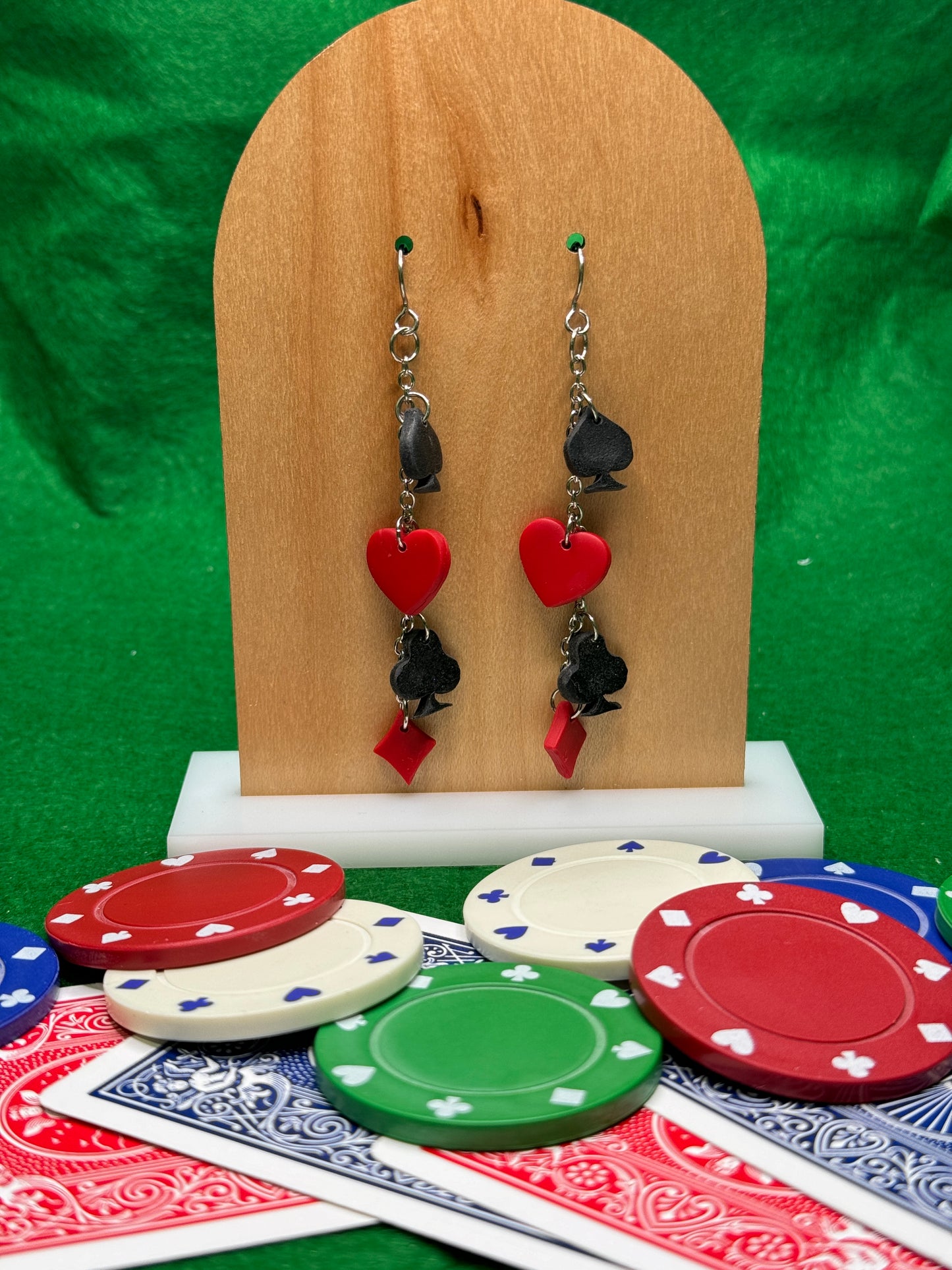 Suits Dangle Earrings
