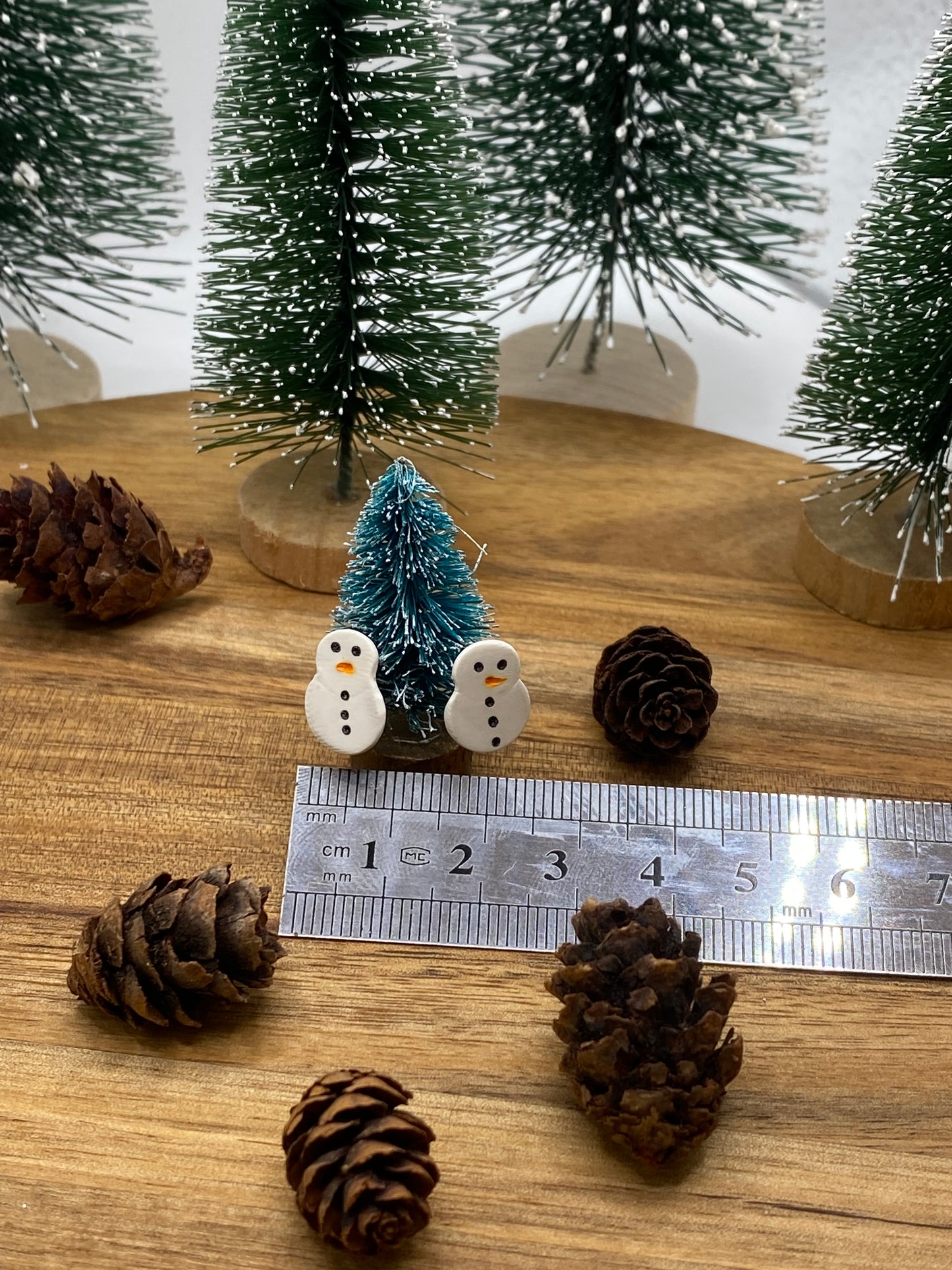 Snowman Stud Earrings