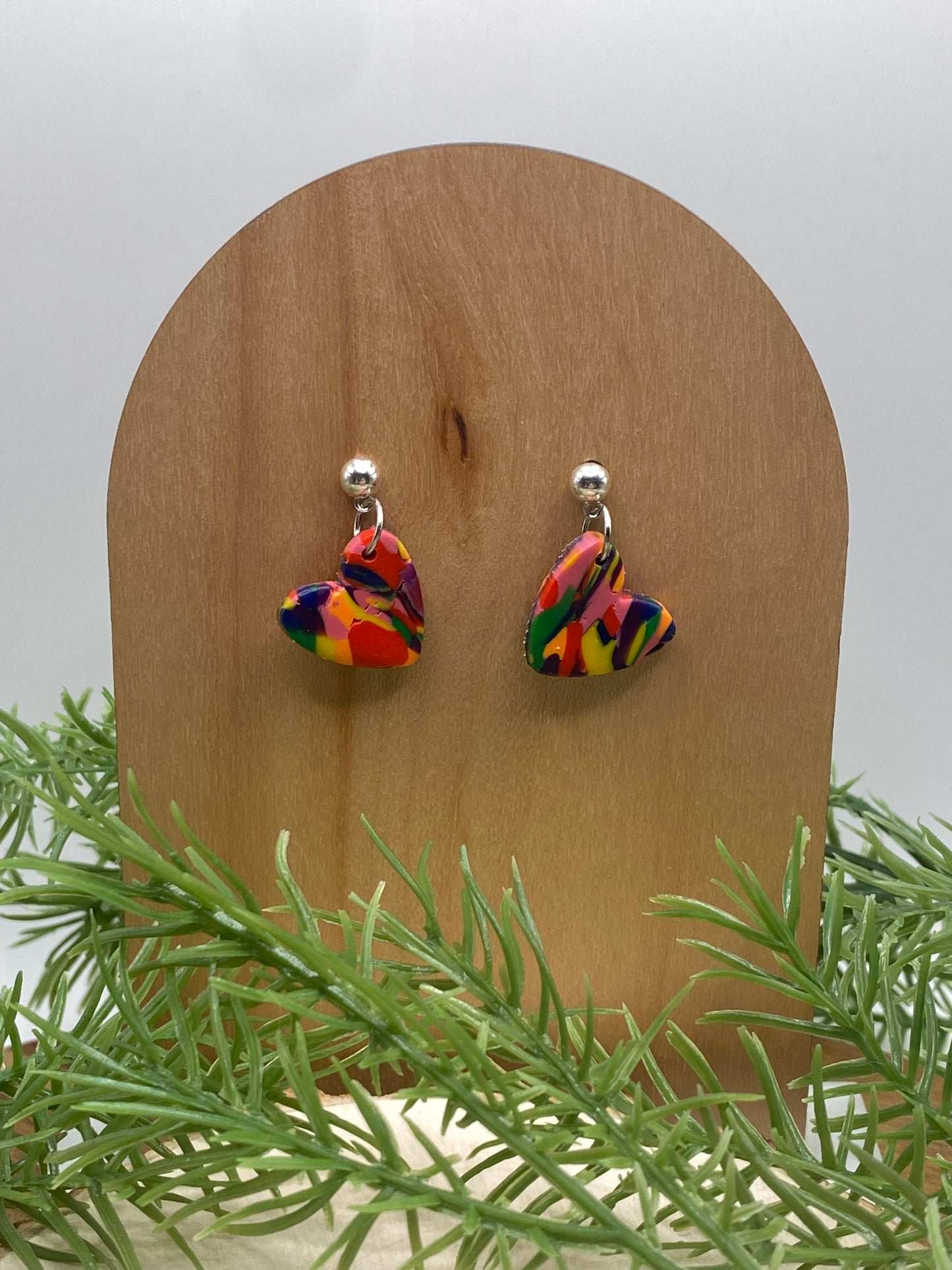 Pride Tie Dye Dangle Earrings