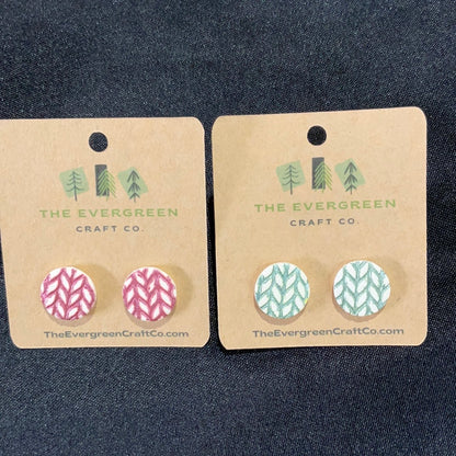 Sweater Stud Earrings