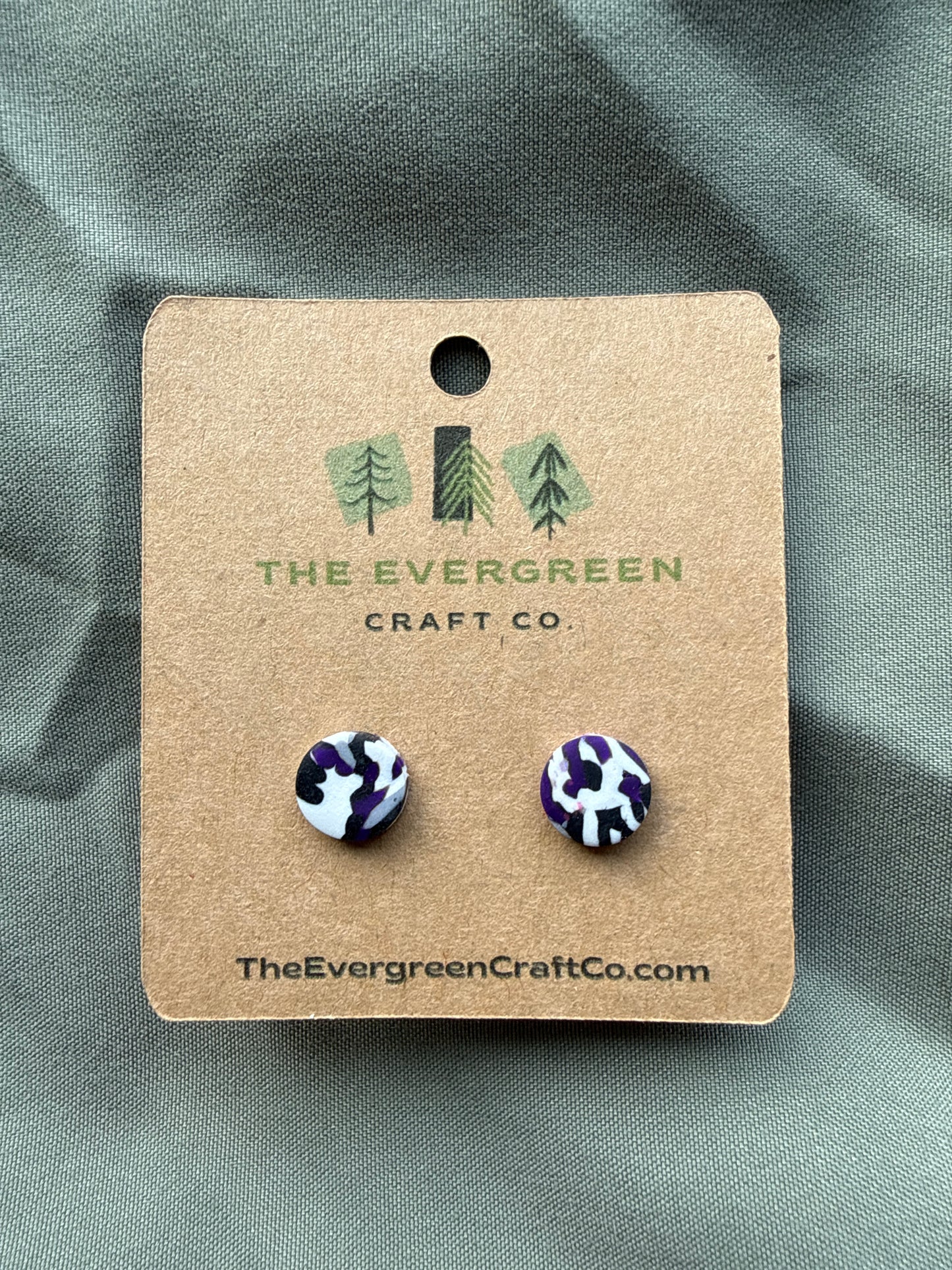Pride Tie Dye Stud Earrings