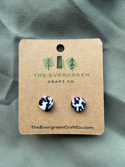Pride Tie Dye Stud Earrings
