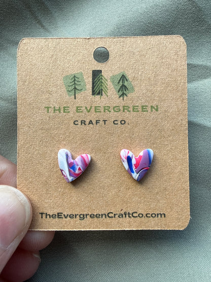 Pride Tie Dye Stud Earrings