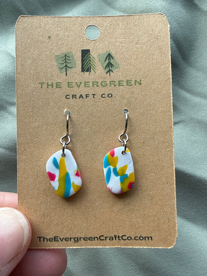 Pride Tie Dye Dangle Earrings