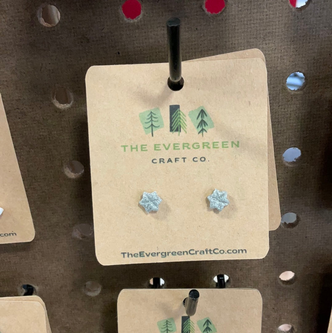 Snowflake Stud Earrings