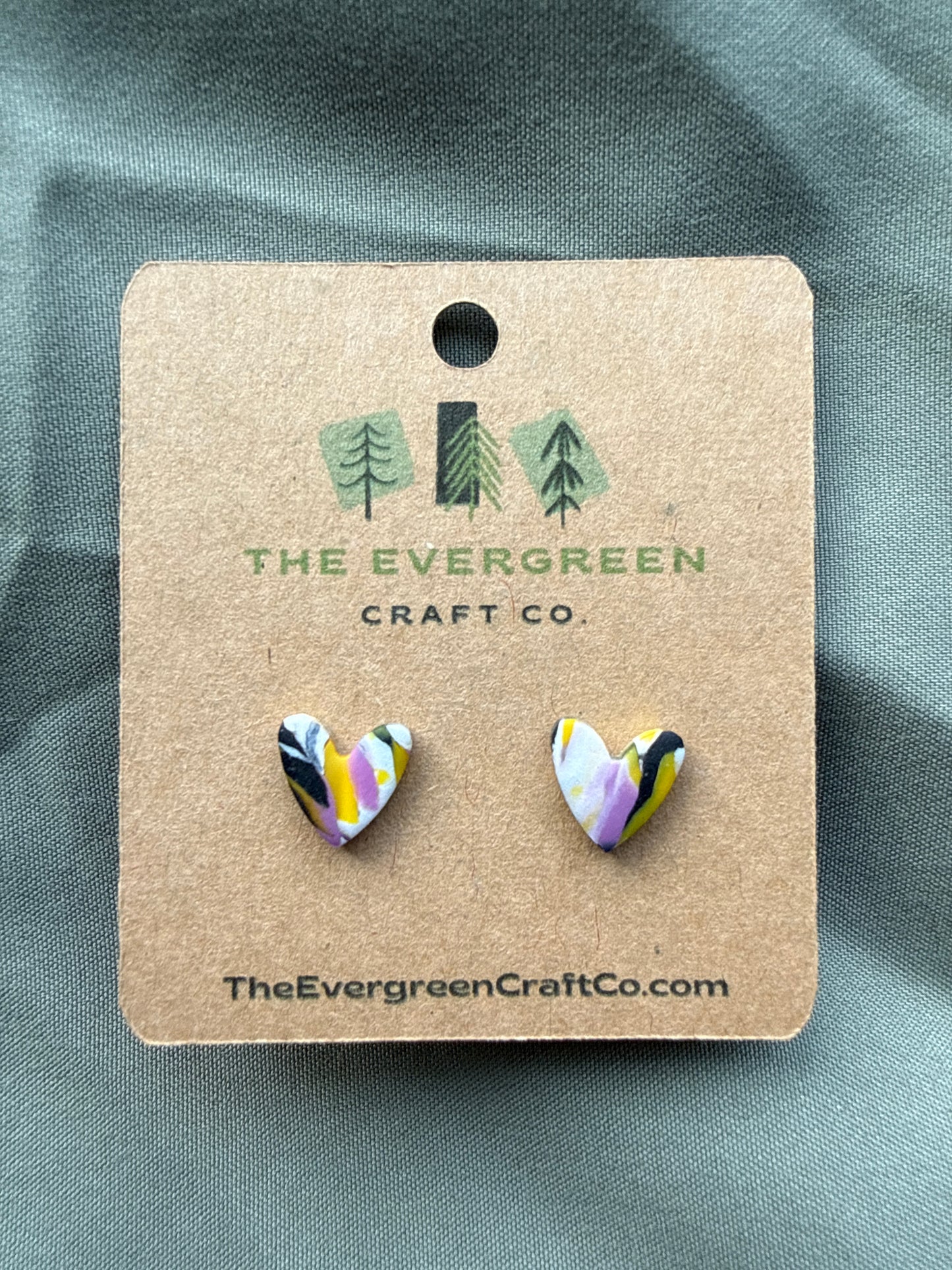 Pride Tie Dye Stud Earrings