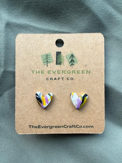 Pride Tie Dye Stud Earrings