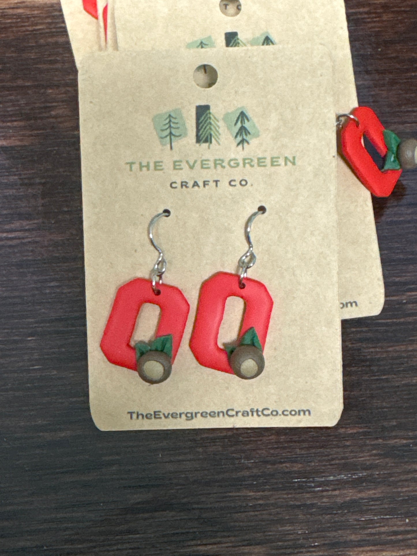 Block O Dangle Earrings