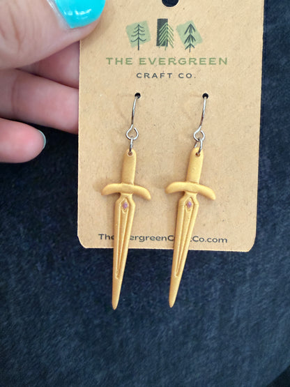Sword Dangle Earrings
