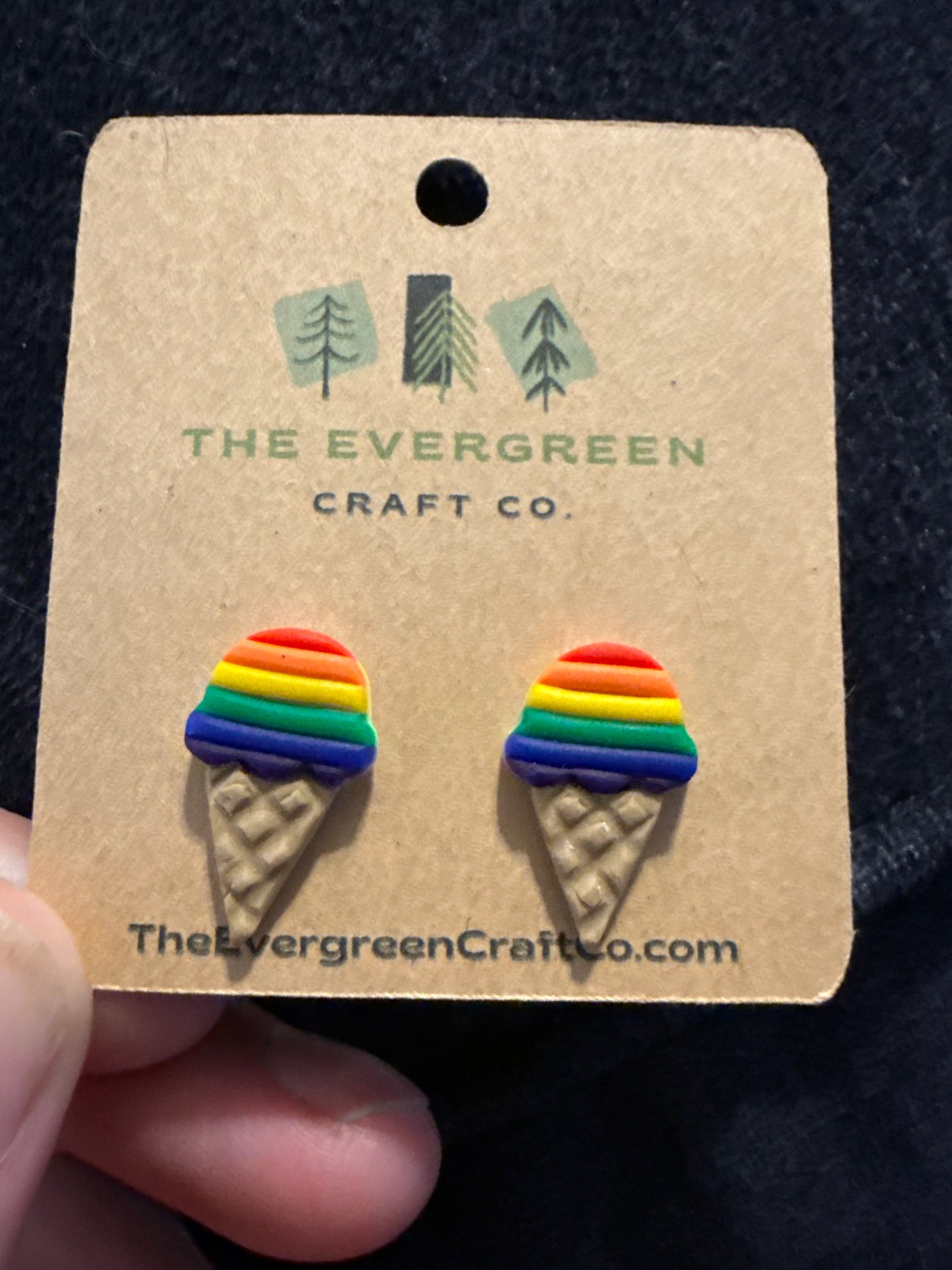 Ice Cream Stud Earrings