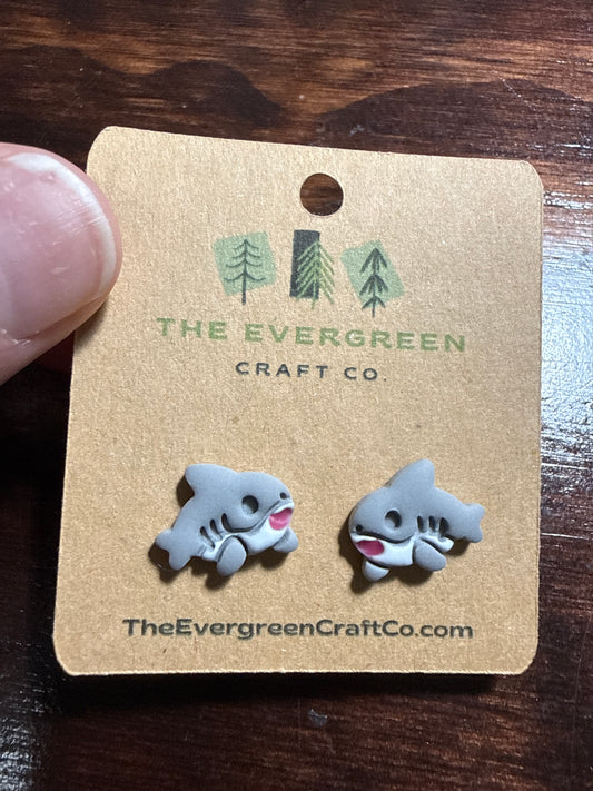 Shark Stud Earrings