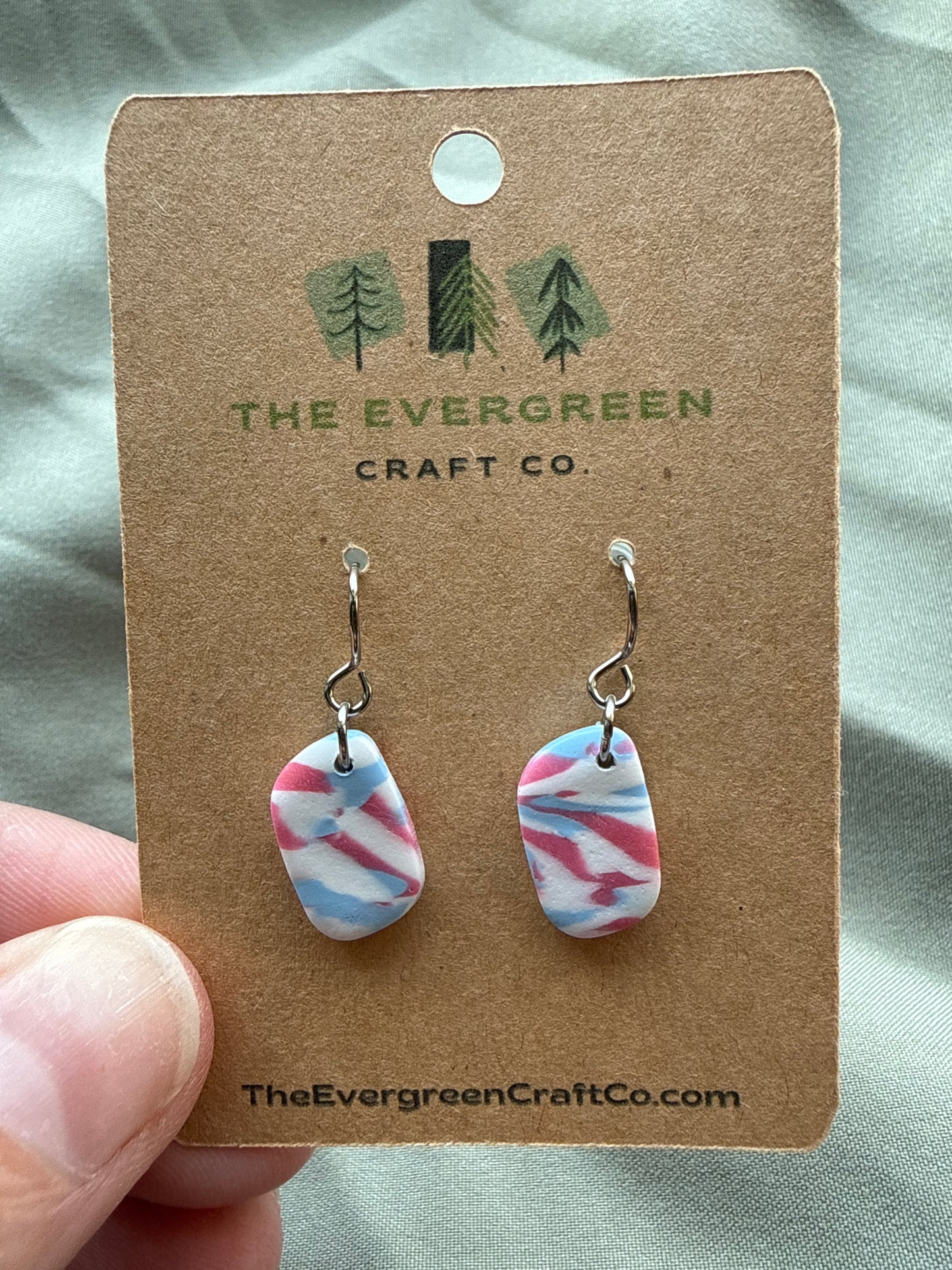 Pride Tie Dye Dangle Earrings