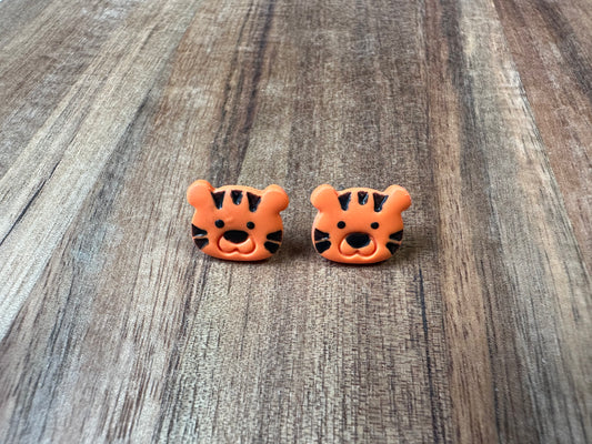 Tiger Stud Earrings