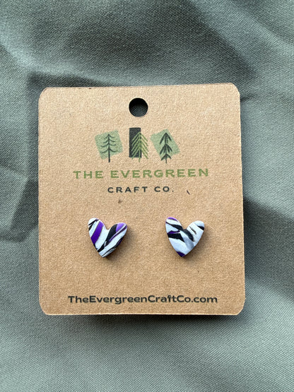 Pride Tie Dye Stud Earrings
