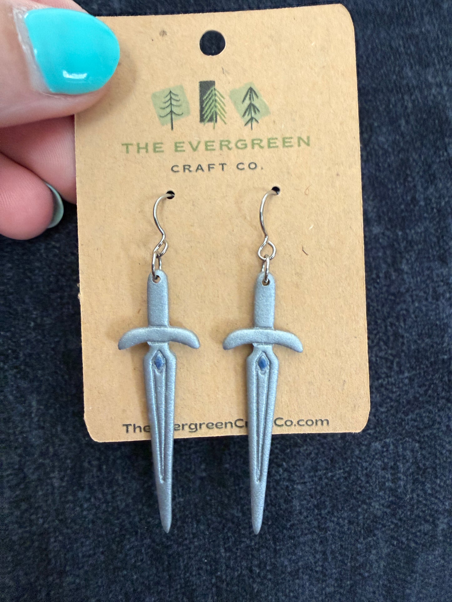 Sword Dangle Earrings