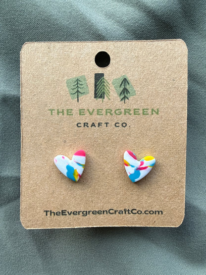 Pride Tie Dye Stud Earrings