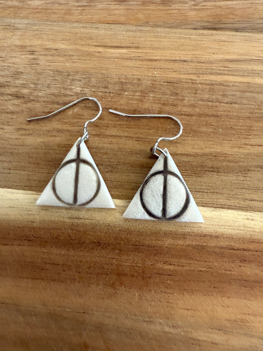Deathly Hallow Dangle Earrings