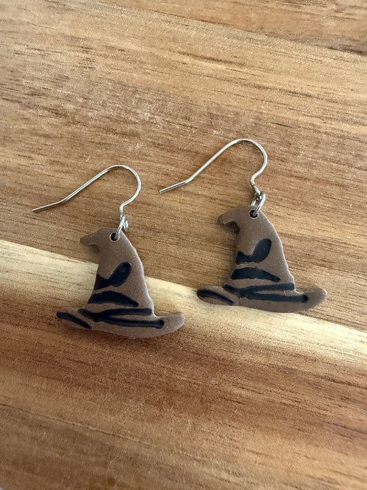 Talking Hat Dangle Earrings
