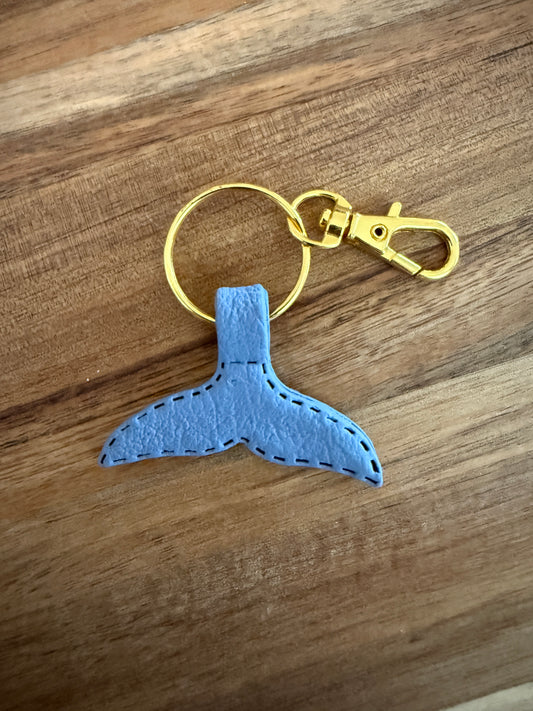 Whale Tail Keychain