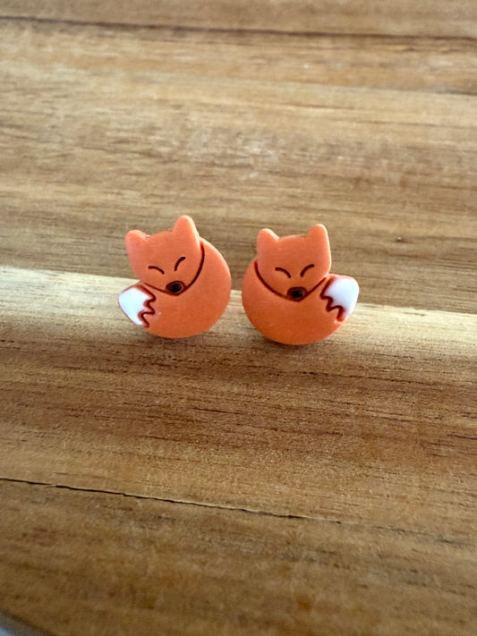 Fox Stud Earrings