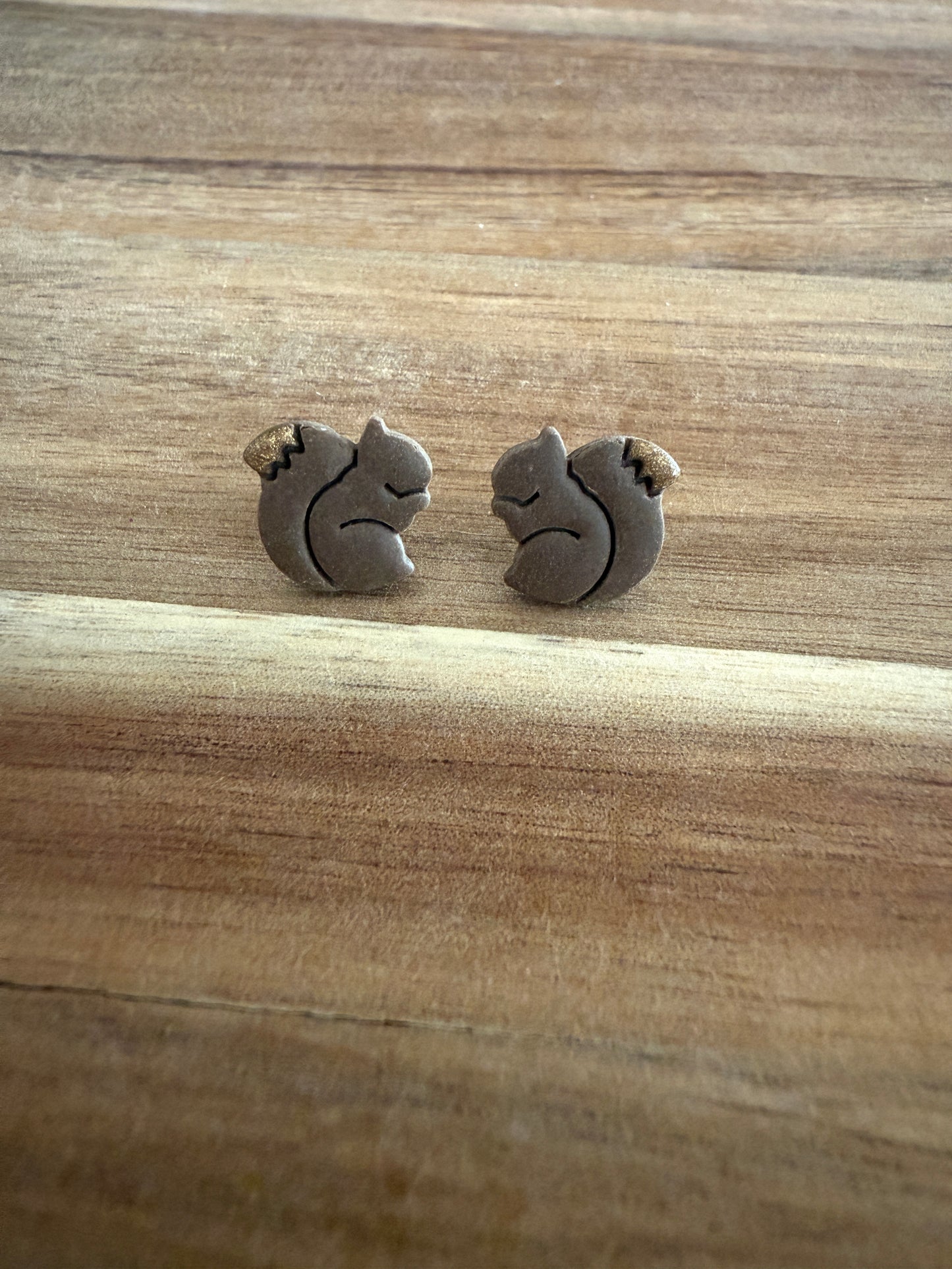 Squirrel Stud Earrings