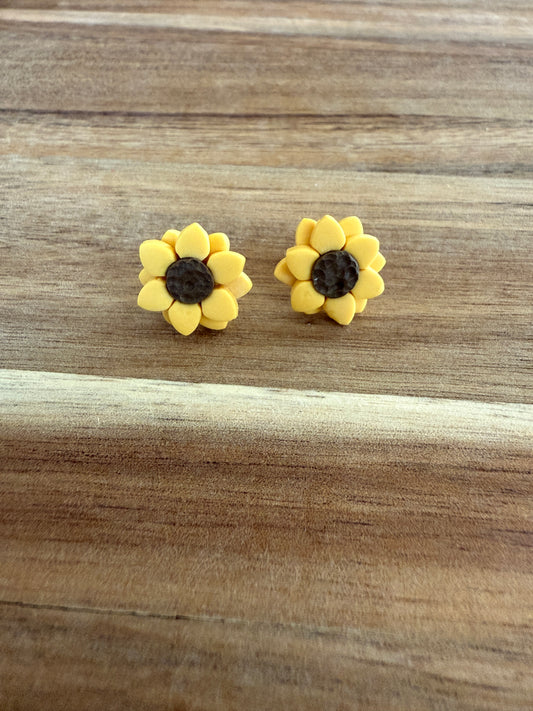 Sunflower Stud Earrings