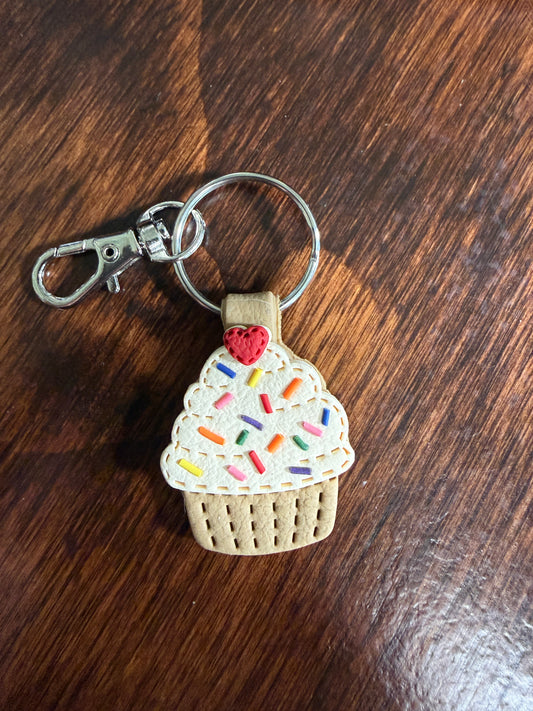 Cupcake Keychain