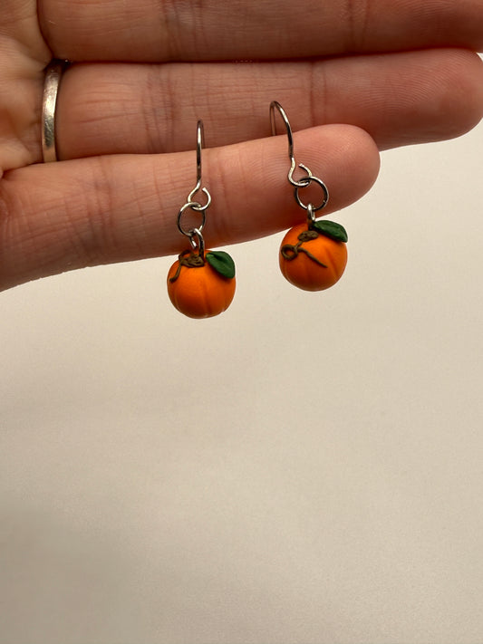 Pumpkin Charm Dangles
