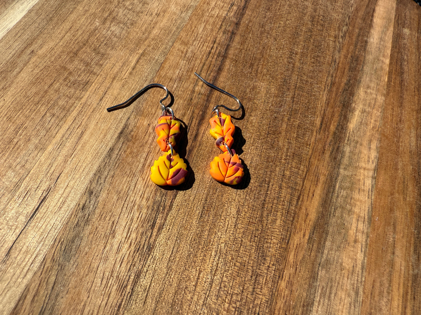 Leaf Dangle Earrings