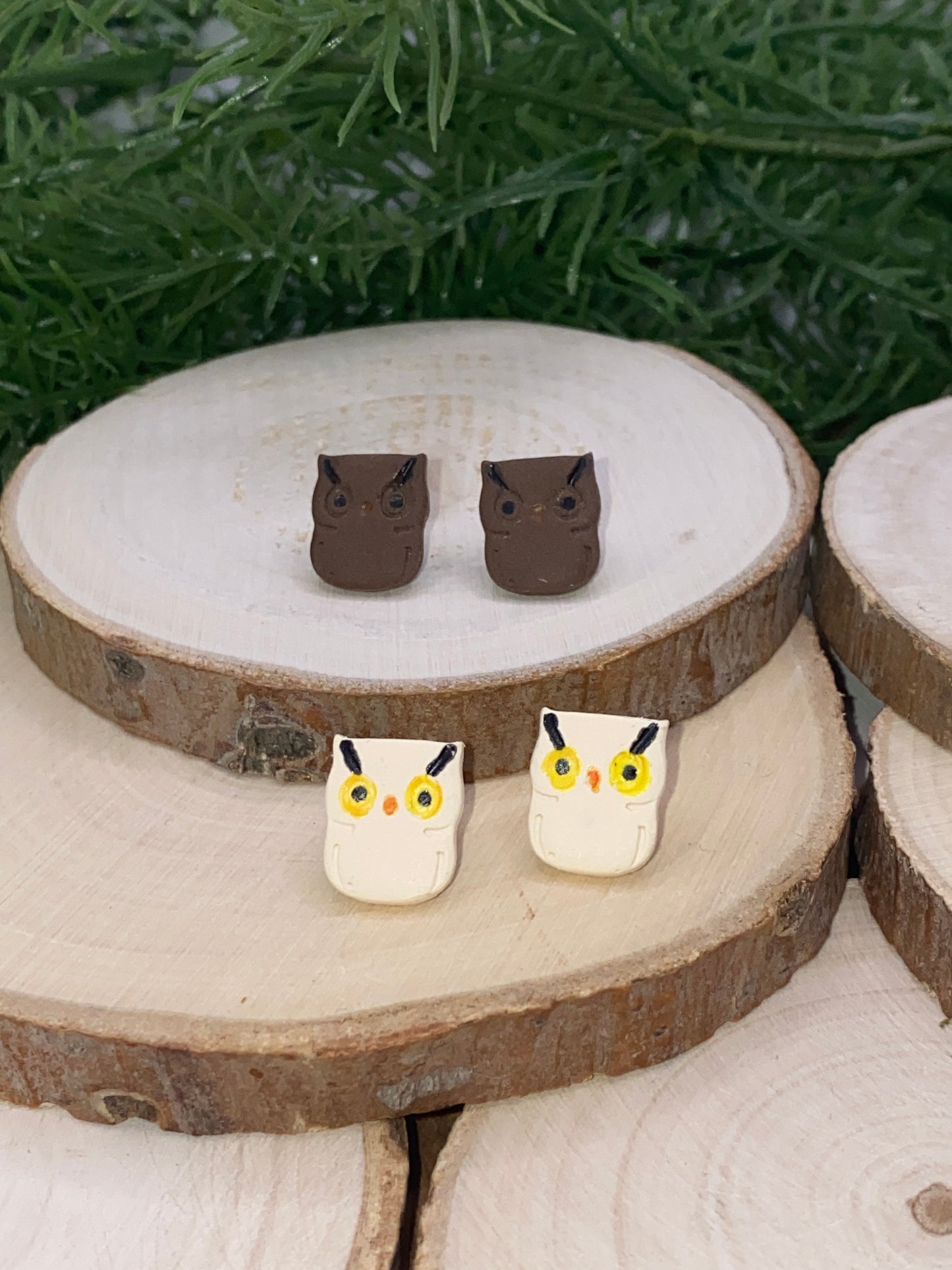 Owl Stud Earrings