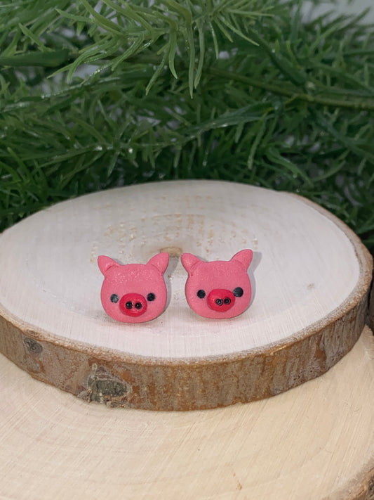 Pig Stud Earrings