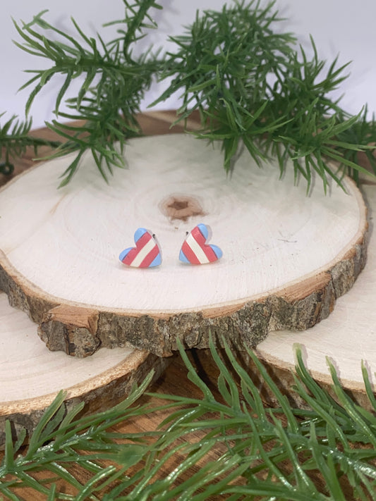 Pride Flag Stud Earrings