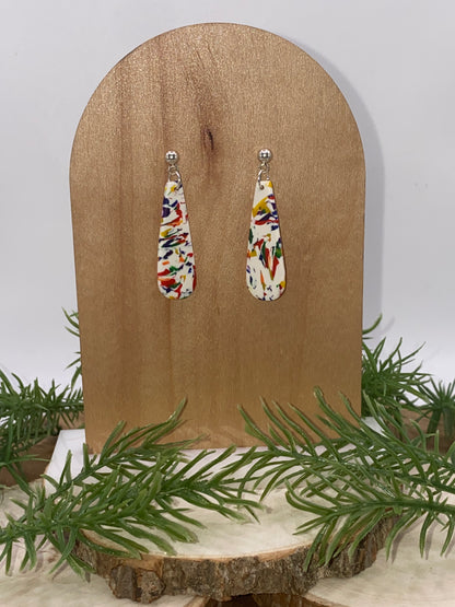 Pride Tie Dye Dangle Earrings