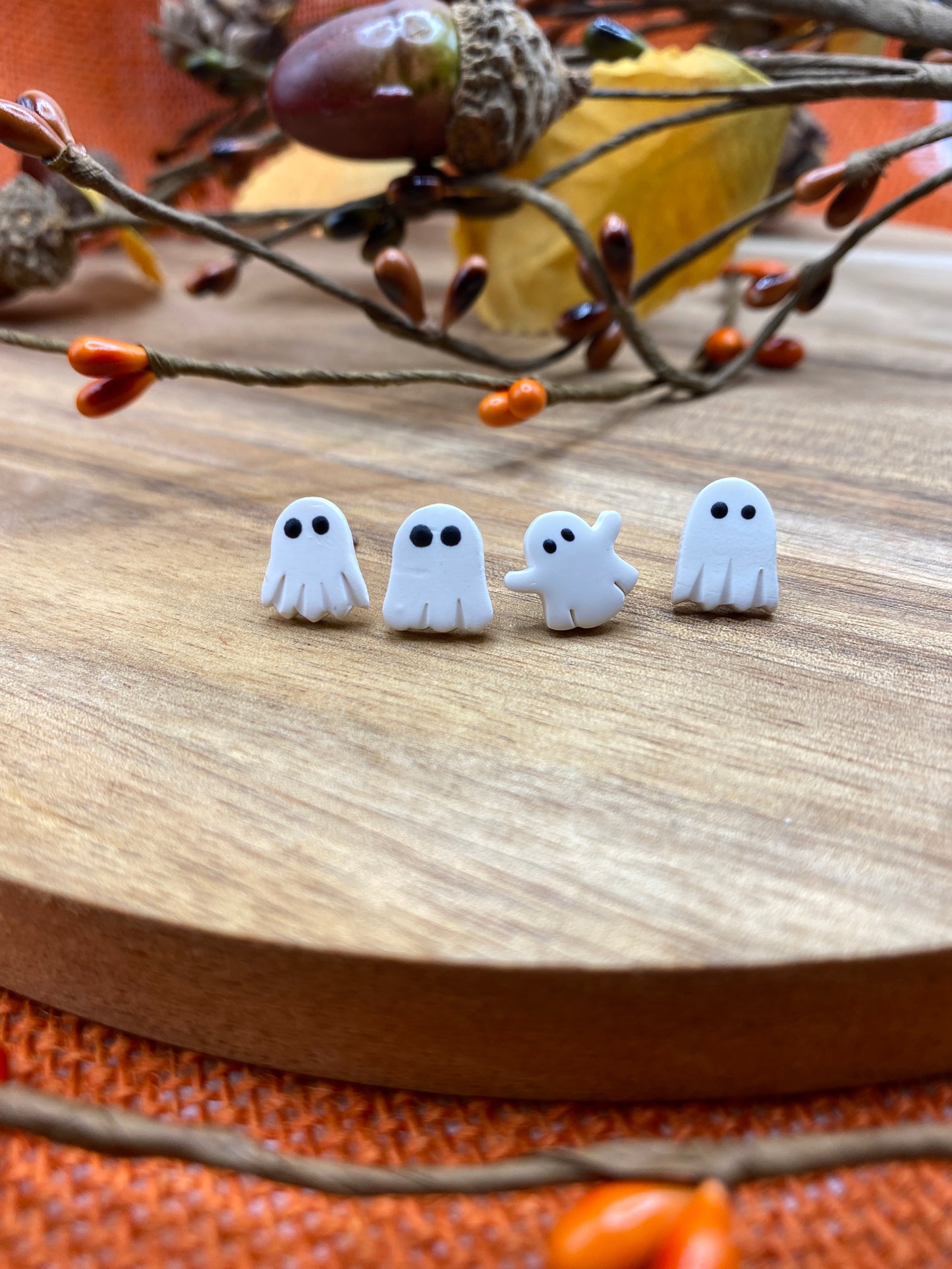 Ghost Stud Earrings