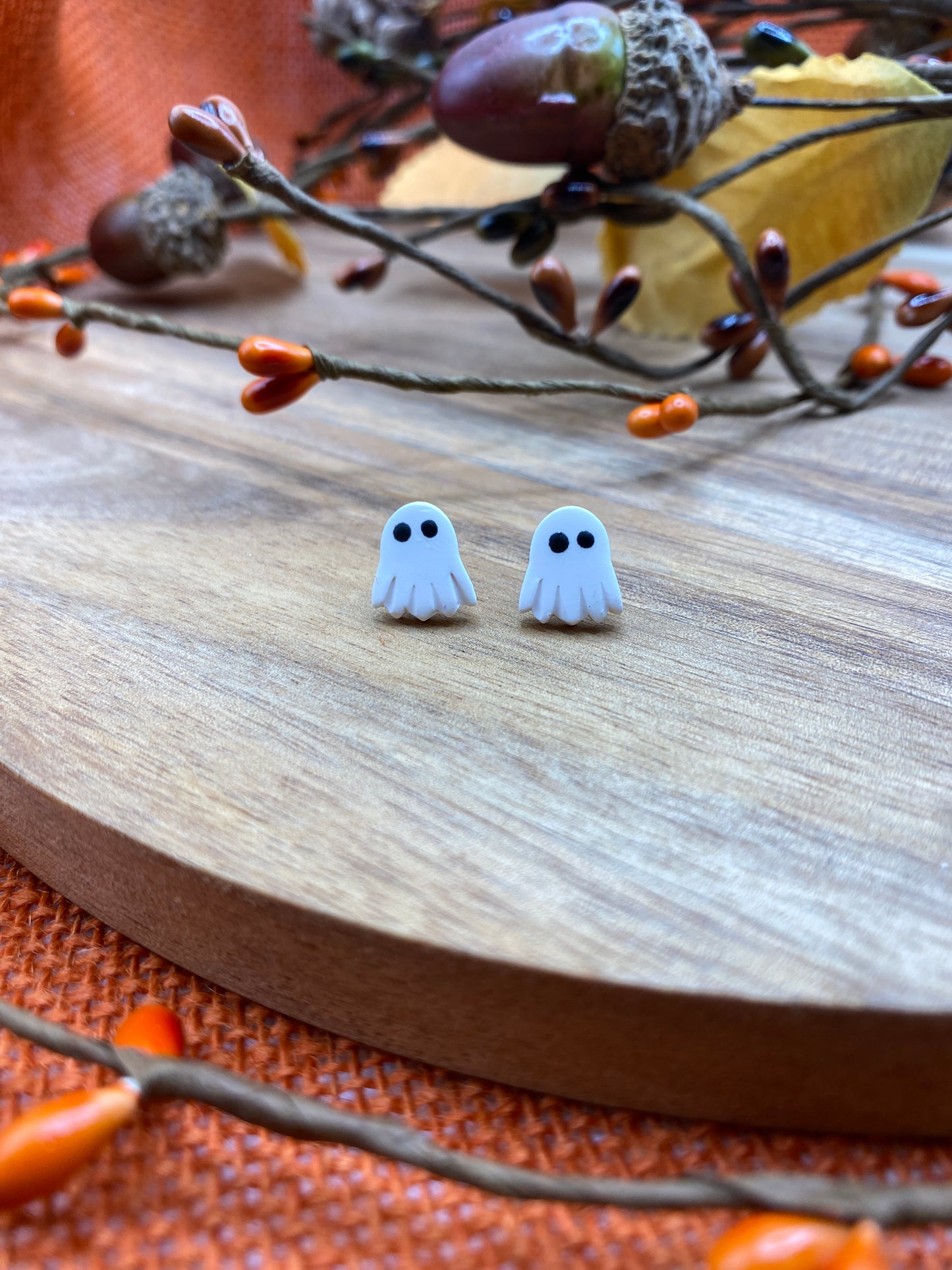 Ghost Stud Earrings