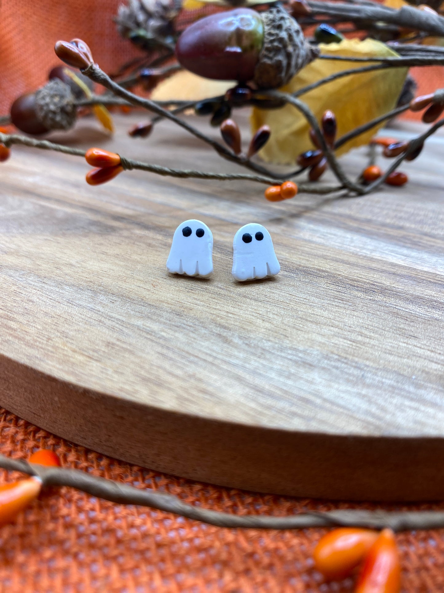 Ghost Stud Earrings